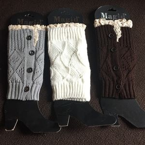 Set of Leg warmer boot cuffs